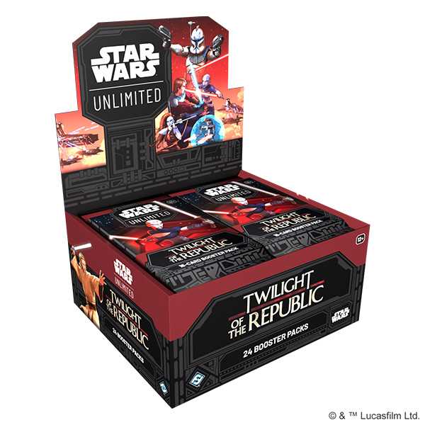 twilight republic booster box Star Wars Unlimited TCG (SWU03) Twilight of the Republic: Booster Box –  Table Top Warfare